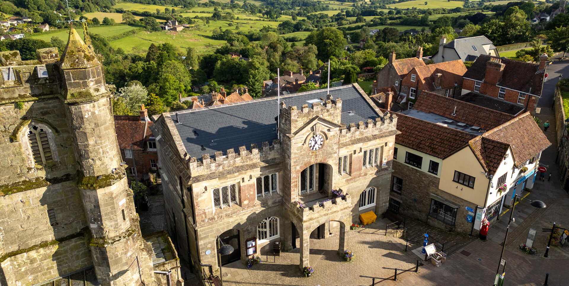 Schools and commercial shaftesbury town hall